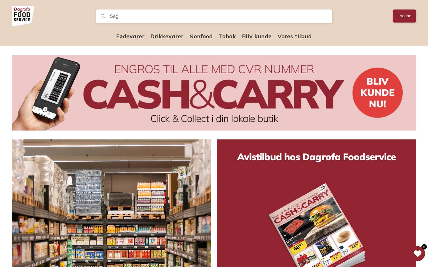 dagrofaengros.dk homepage screenshot