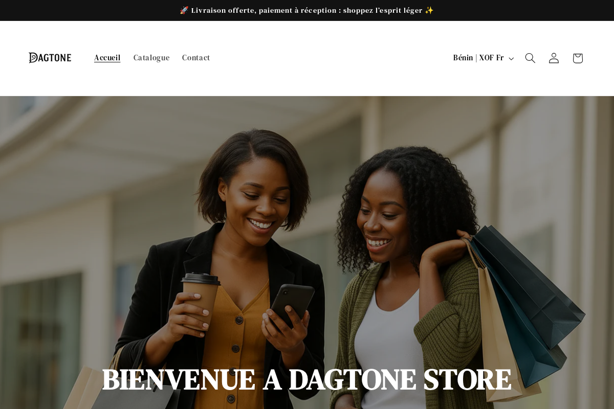 Dagtone homepage screenshot