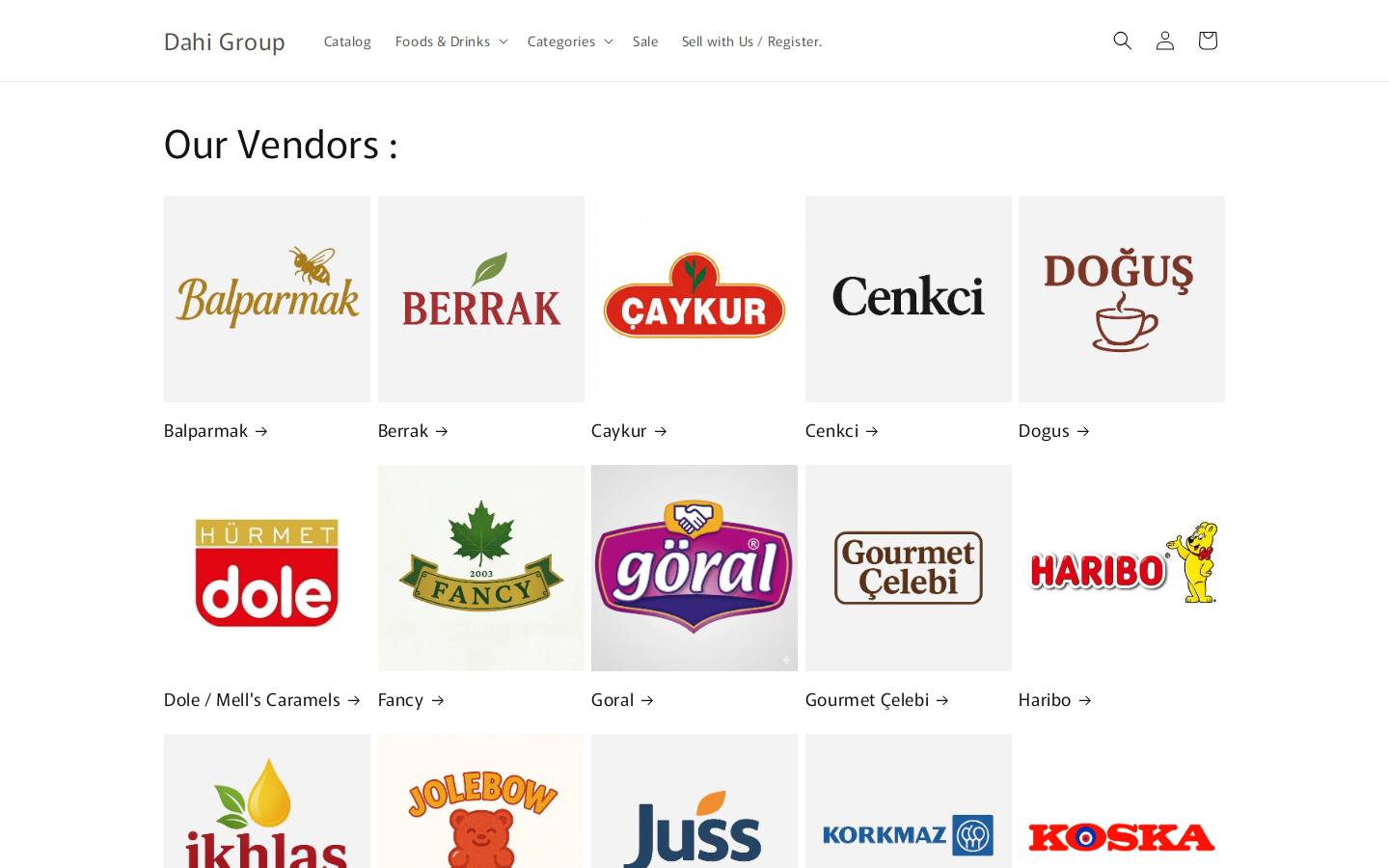 dahigroup.com homepage screenshot
