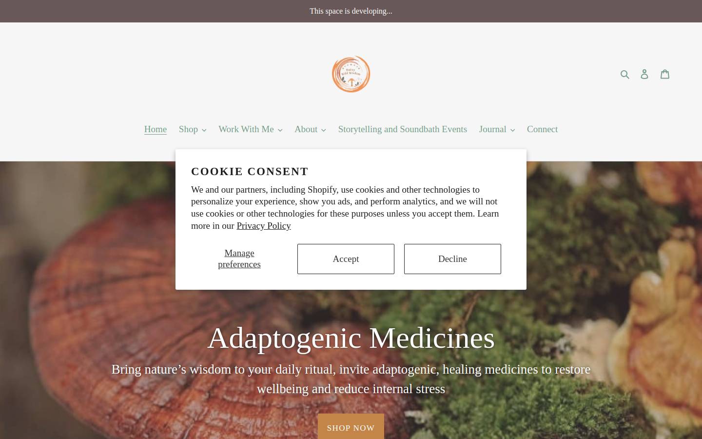 daibafungi.uk homepage screenshot