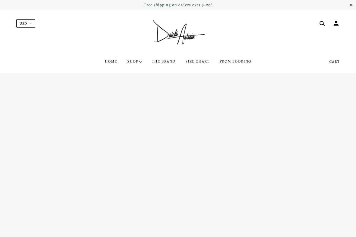 daichiantonio.com homepage screenshot