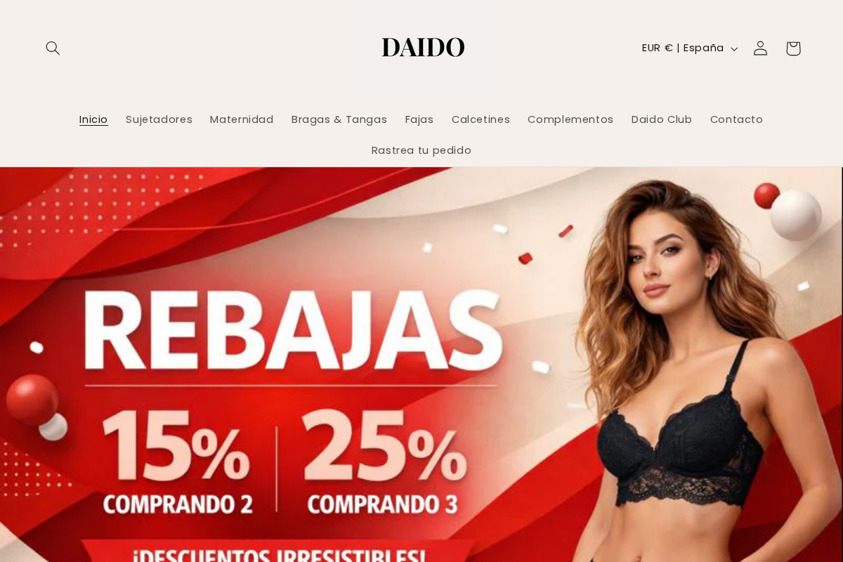 Daidohomestore homepage screenshot