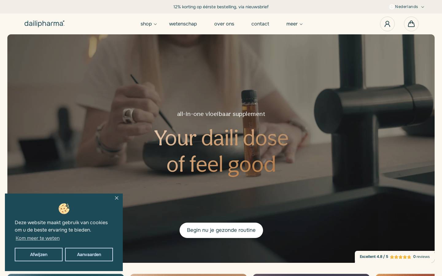 Dailipharma homepage screenshot