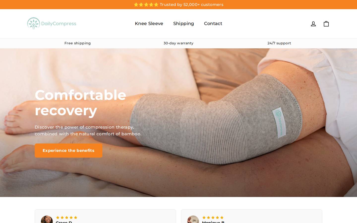 daily-compress.com homepage screenshot