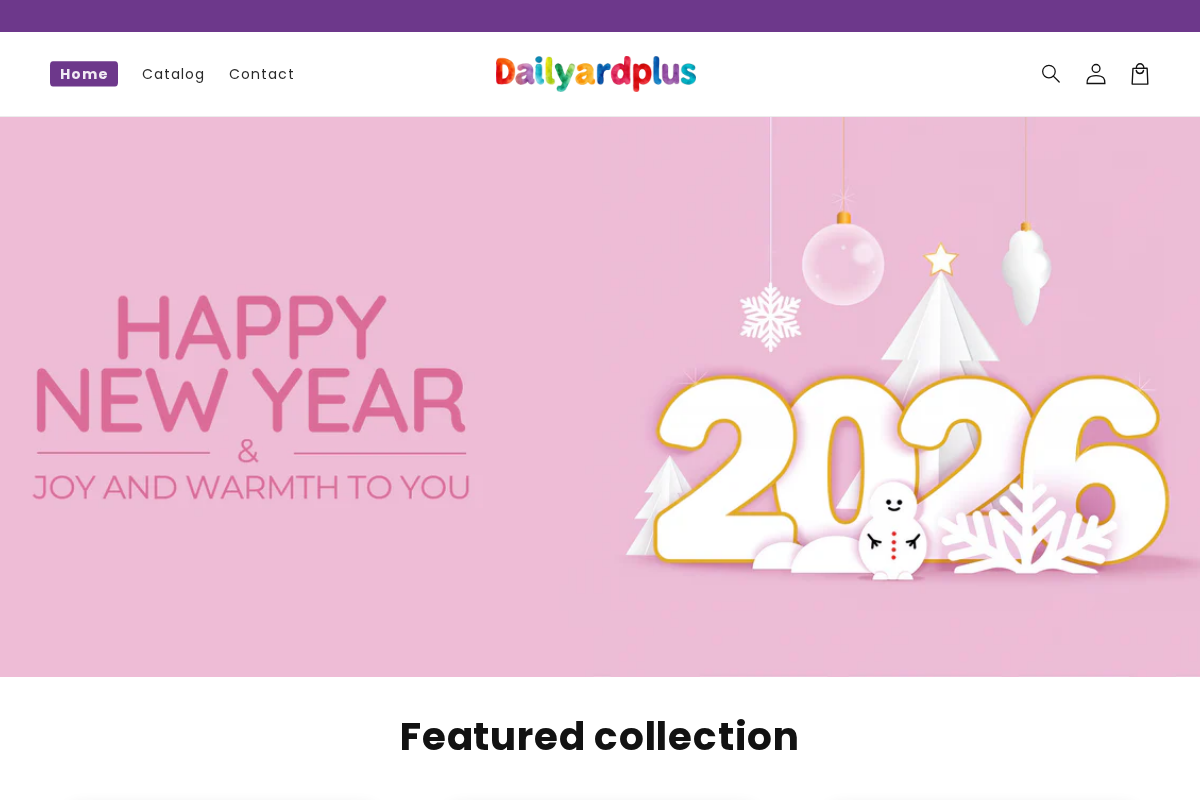 dailyardplus homepage screenshot