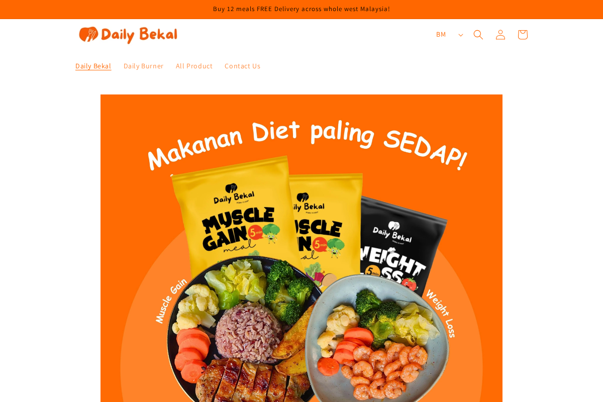 dailybekal.com homepage screenshot
