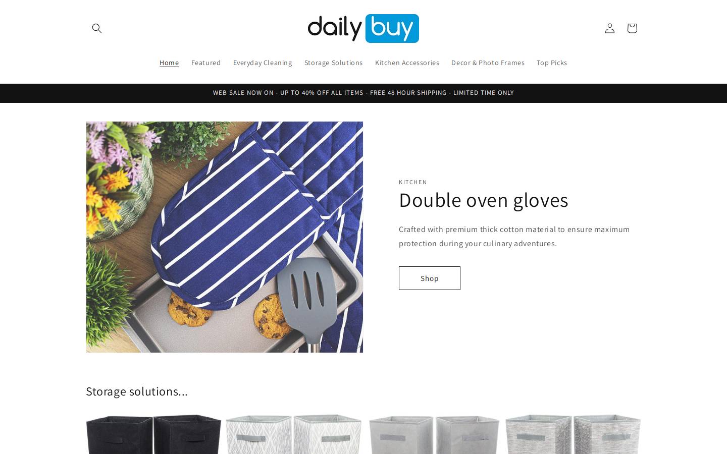dailybuy.co.uk homepage screenshot
