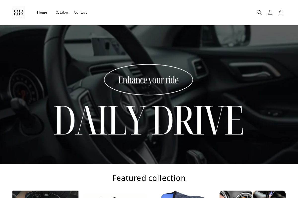 Daily Drive homepage screenshot