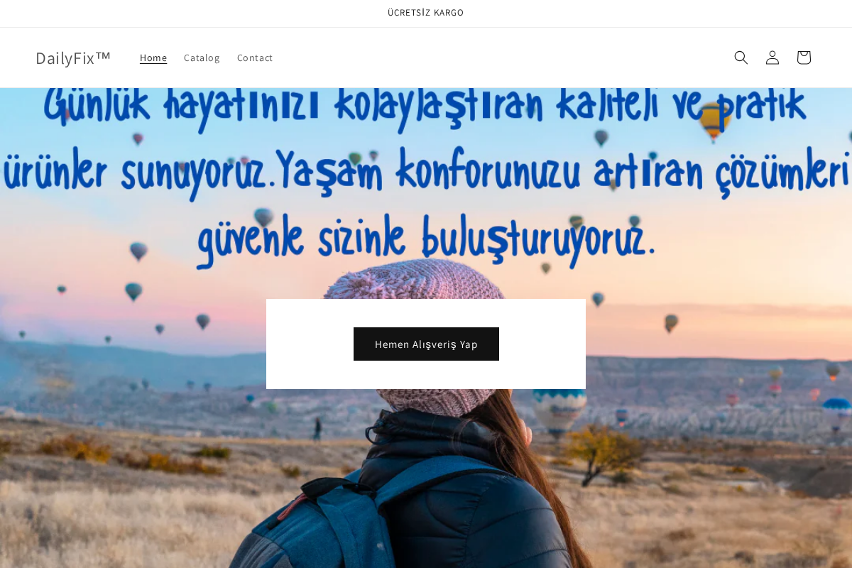 DailyFix™ homepage screenshot