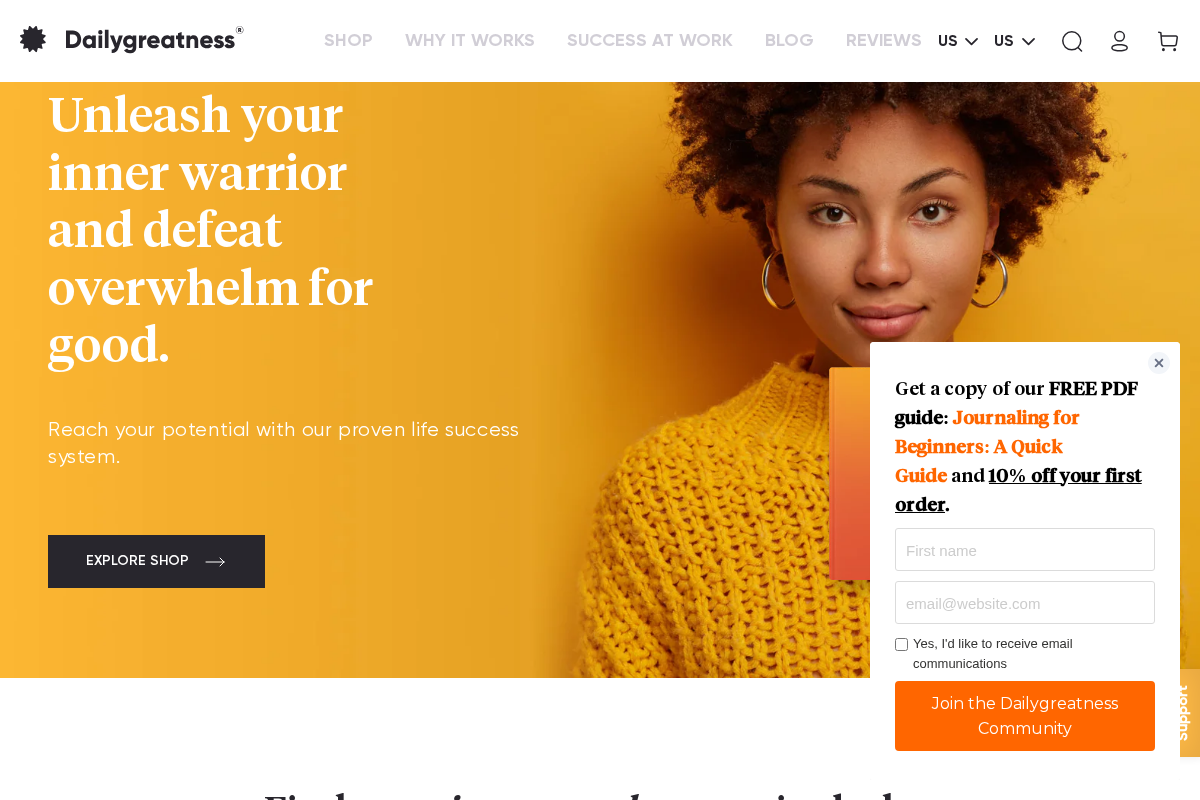 Dailygreatness homepage screenshot