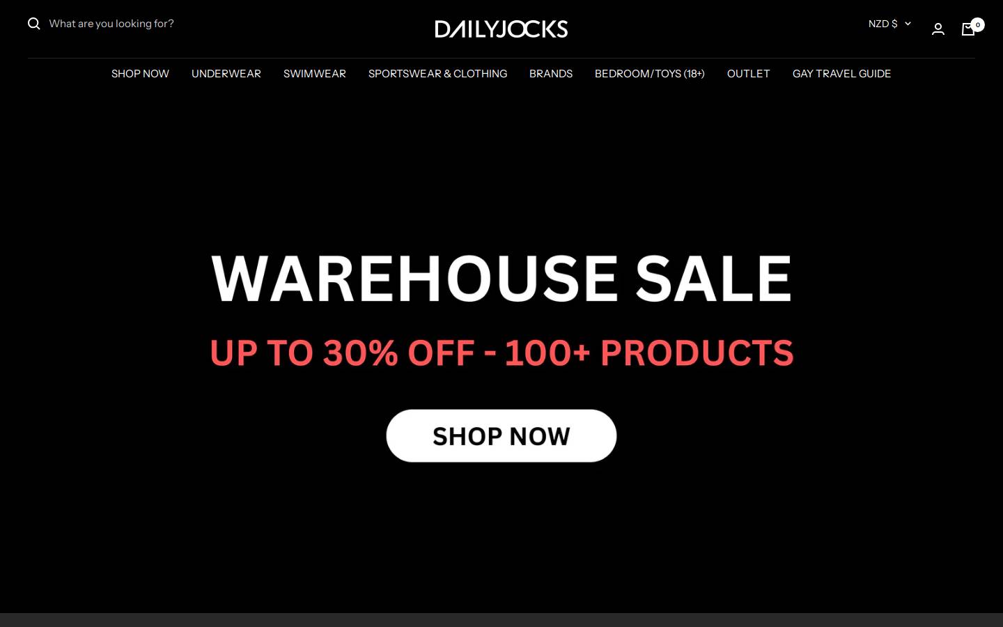 dailyjocks.co.nz homepage screenshot