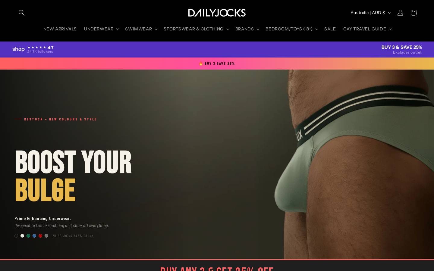 DailyJocks.com homepage screenshot
