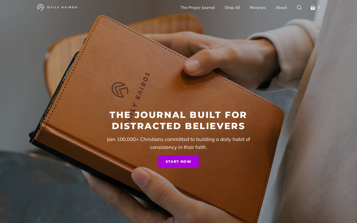 dailykairos.com homepage screenshot
