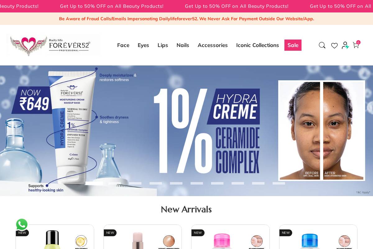 dailylifeforever52.in homepage screenshot