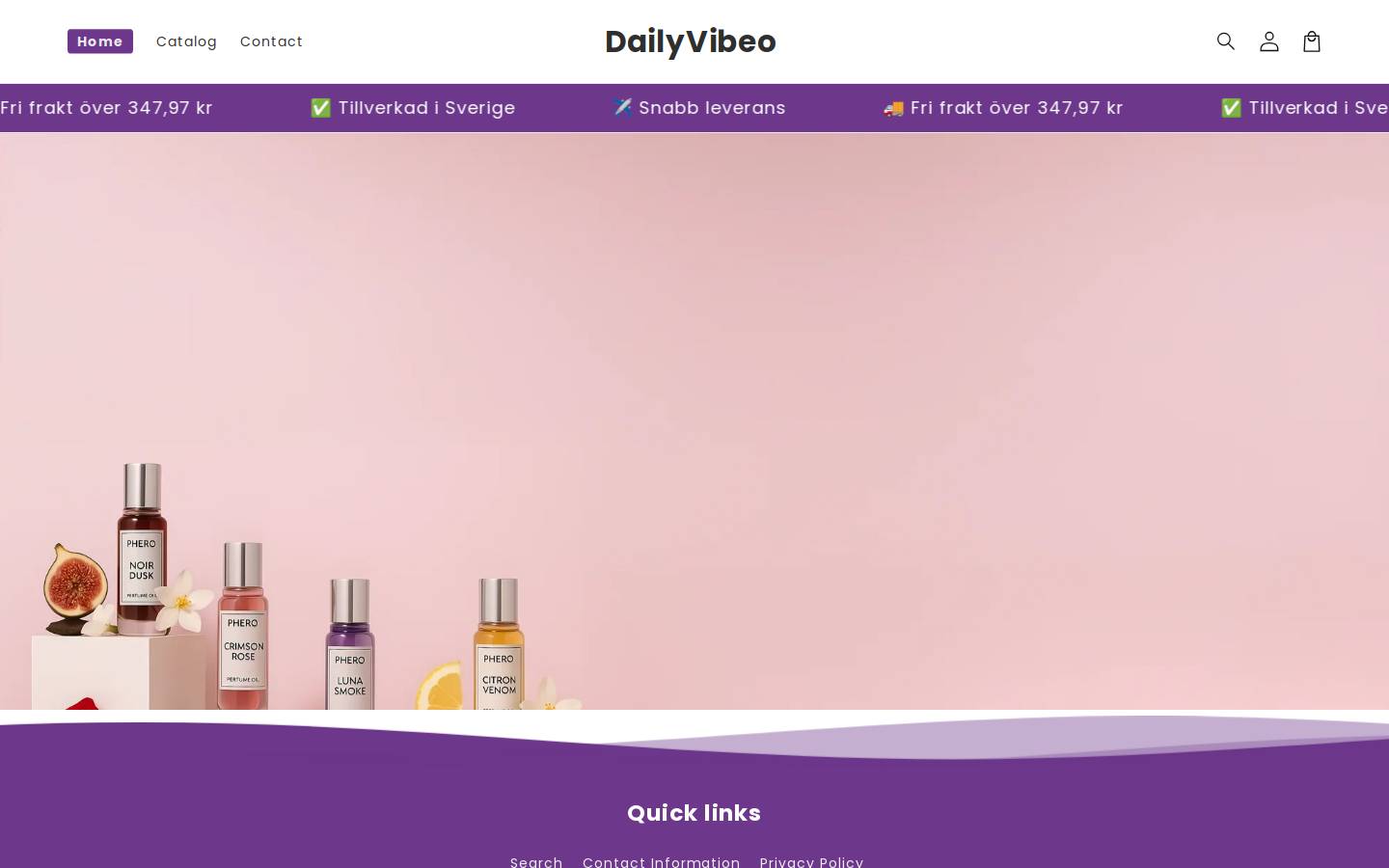 dailyvibo.com homepage screenshot