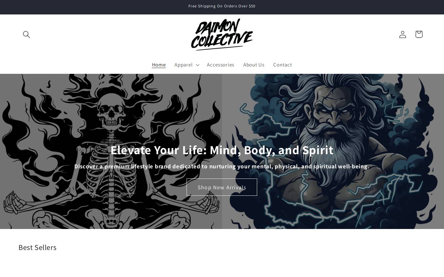 daimoncollective.com homepage screenshot