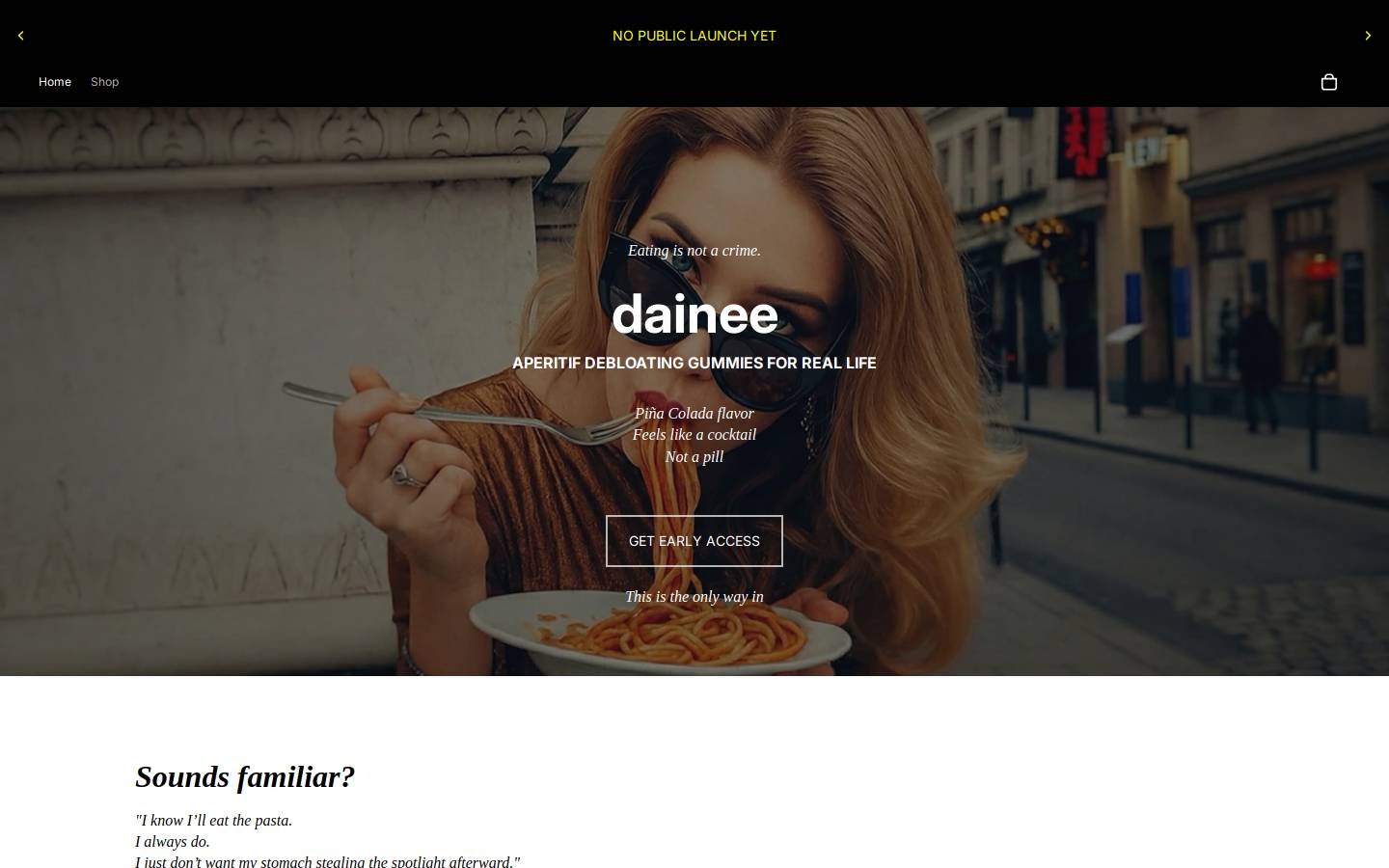 dainee.com homepage screenshot
