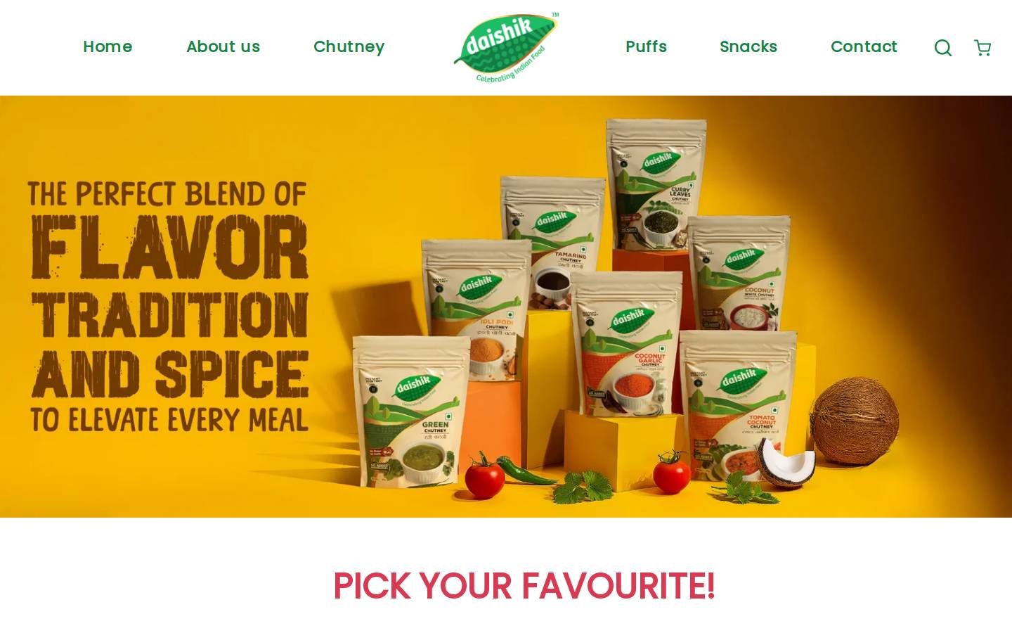 daishik.co.in homepage screenshot