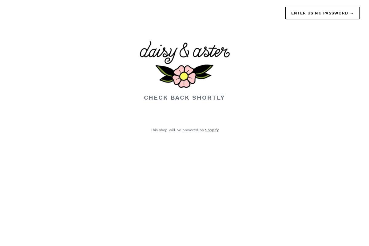 daisyandaster.com homepage screenshot
