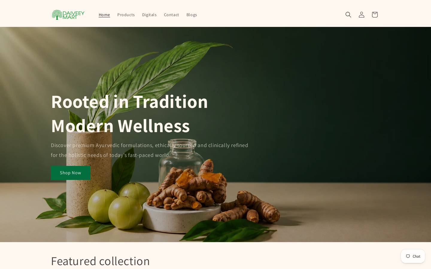 daiveeymart.in homepage screenshot