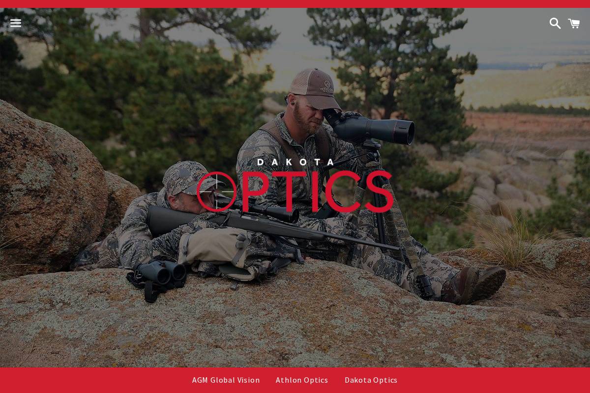 dakotaoptics.com homepage screenshot