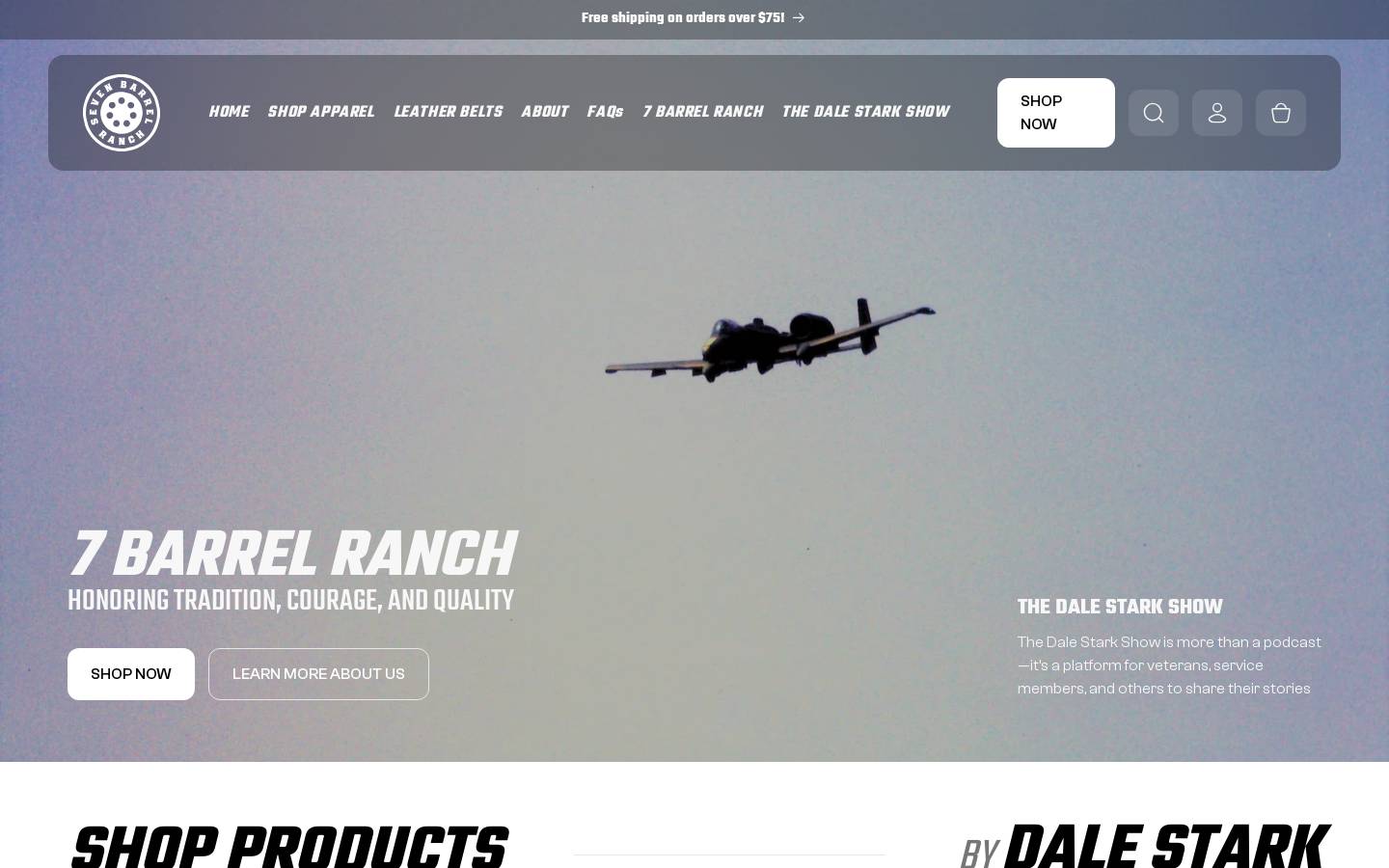 dalestark.com homepage screenshot