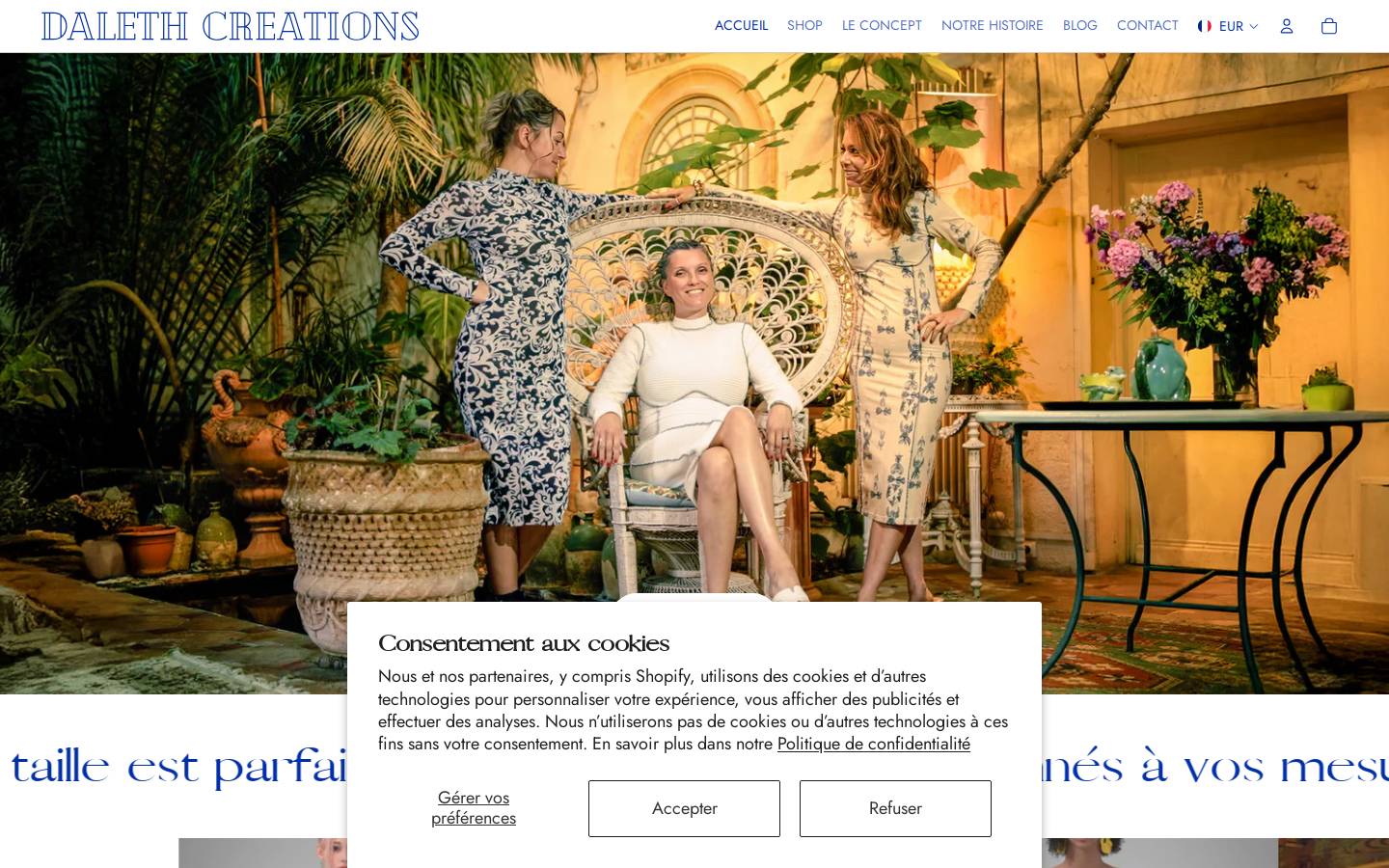 dalethcreations.com homepage screenshot