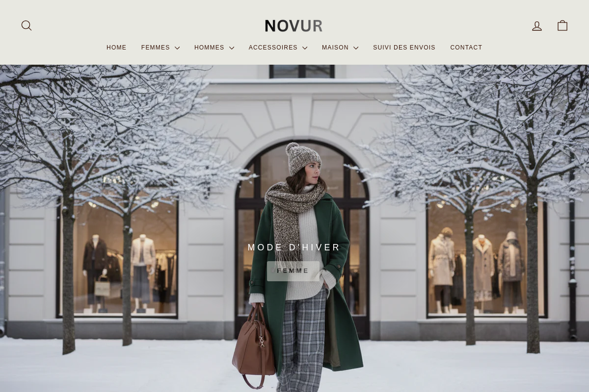 Daloureux homepage screenshot