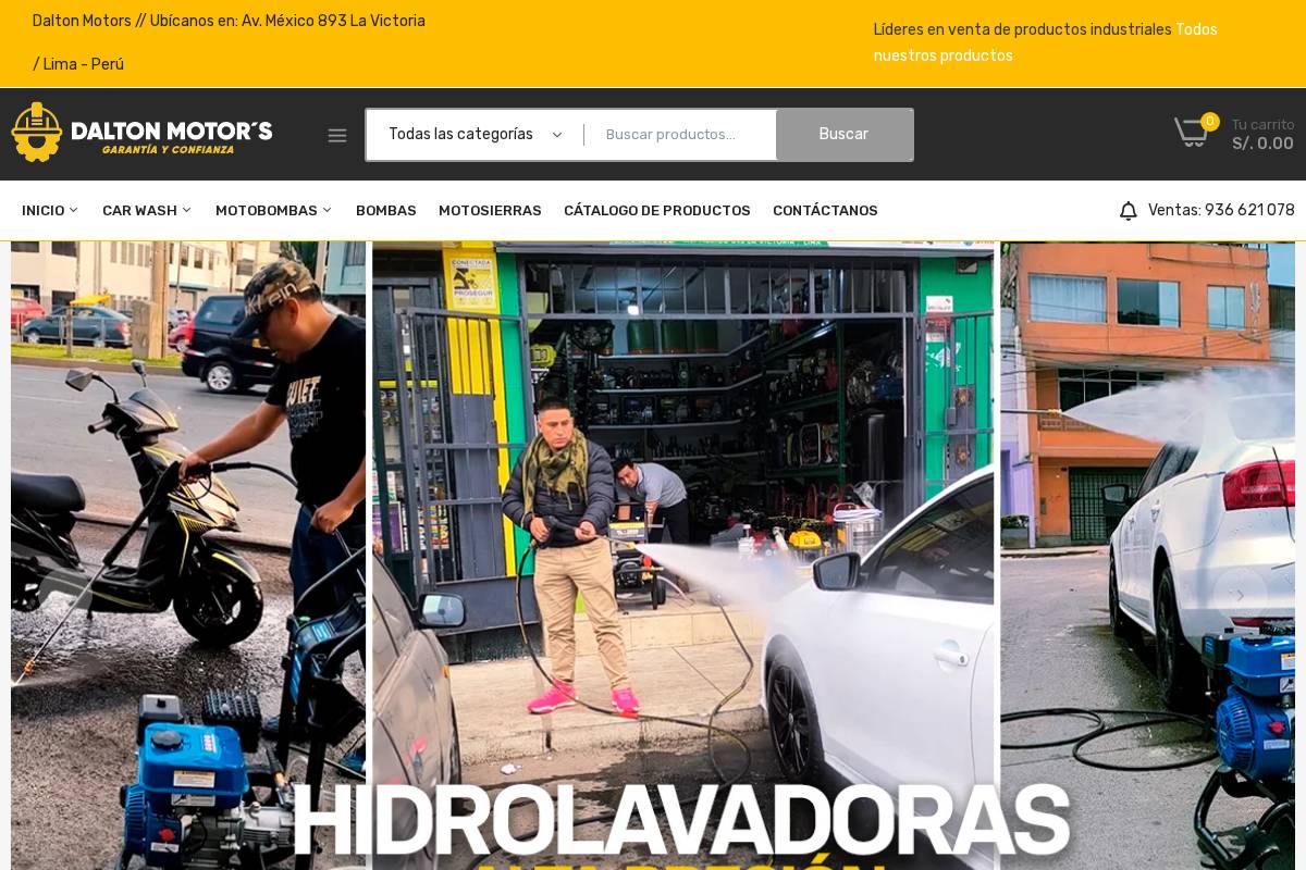 daltonmotors.pe homepage screenshot