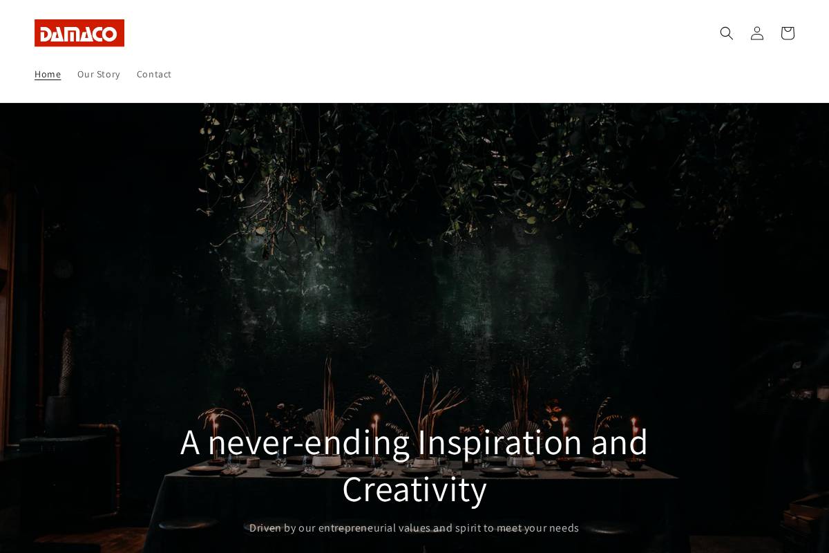 damaco.net homepage screenshot