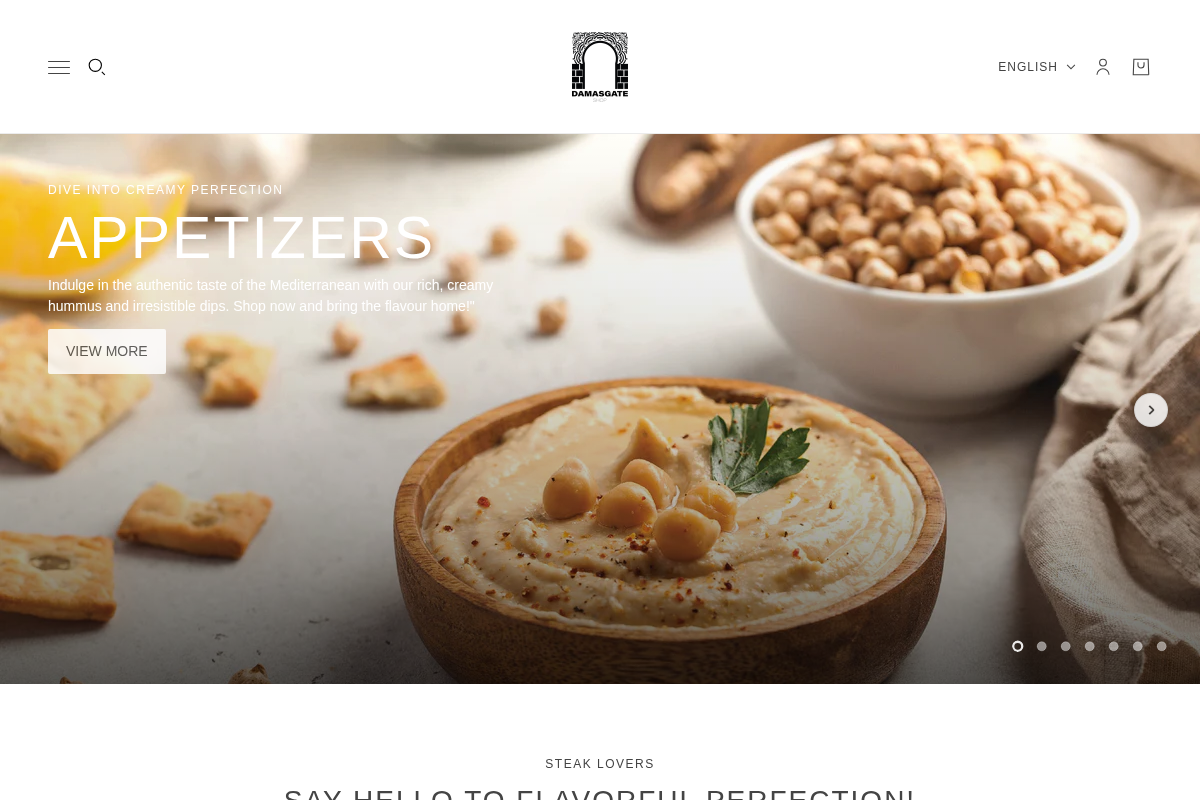 damasgate.store homepage screenshot