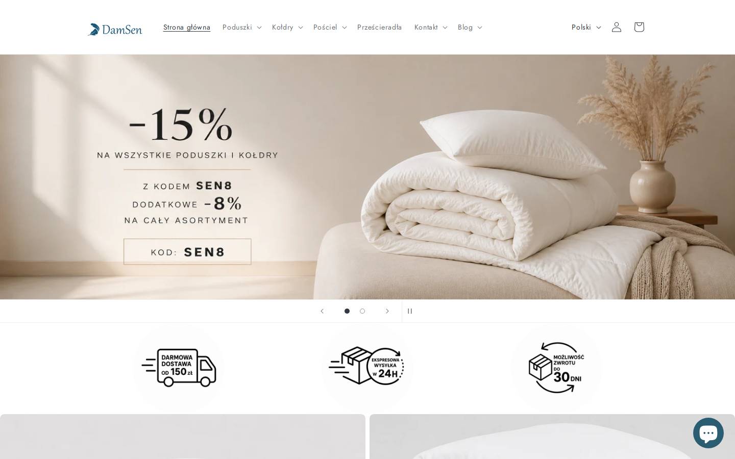 damsen.pl homepage screenshot