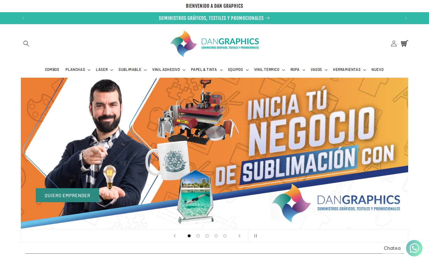 dan-graphics.com homepage screenshot