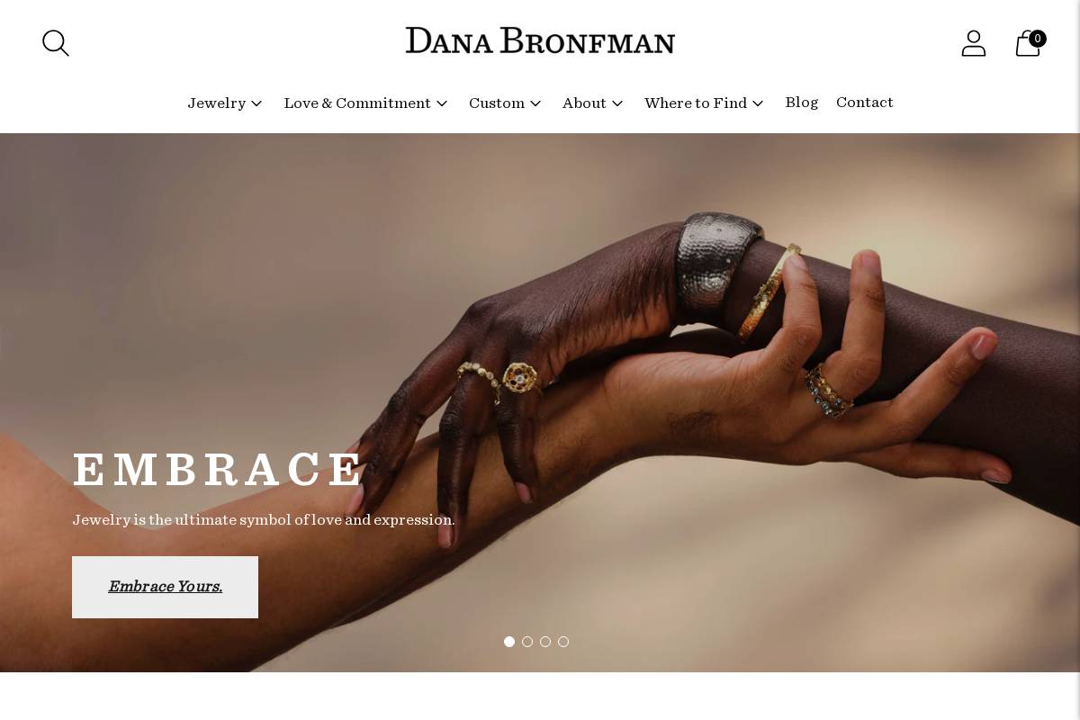danabronfman.com homepage screenshot