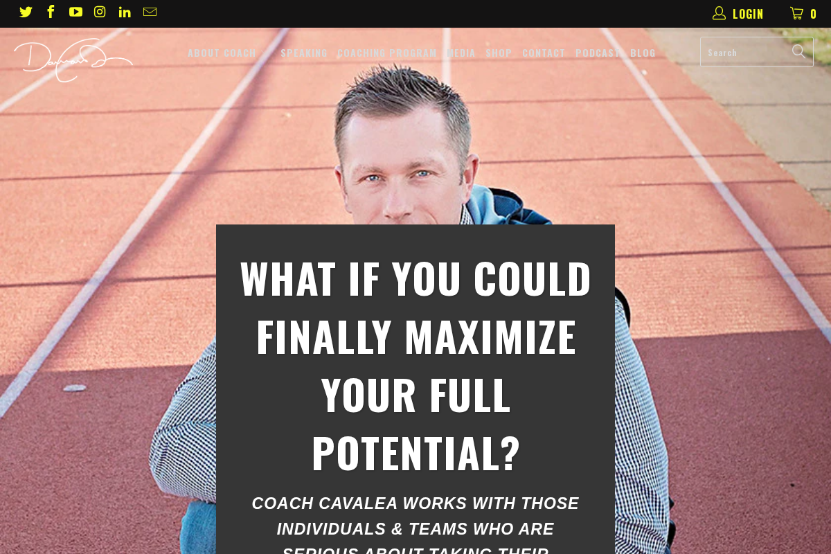 danacavalea.com homepage screenshot