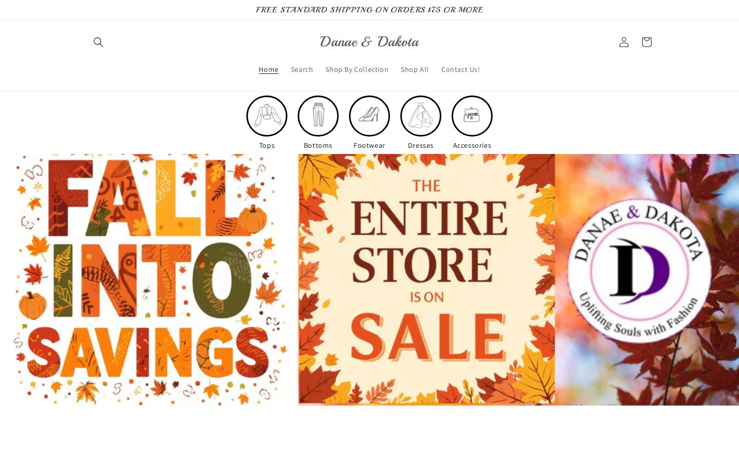 danaeanddakota.com homepage screenshot