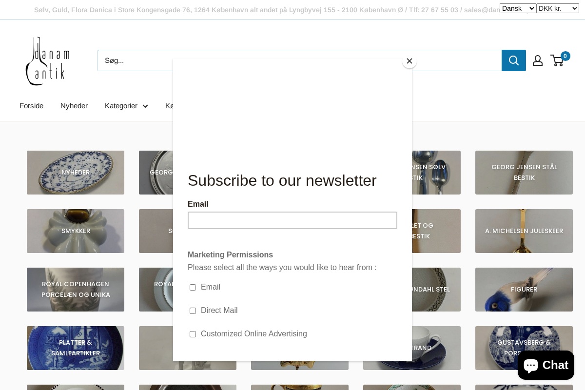 Danam Antik homepage screenshot