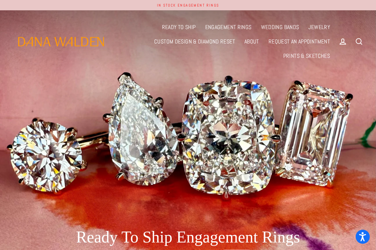 danawaldenbridal.com homepage screenshot