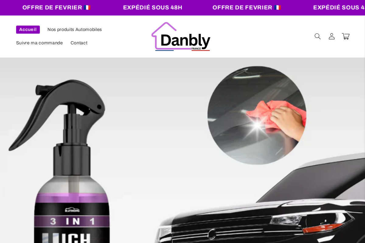 Danbly homepage screenshot