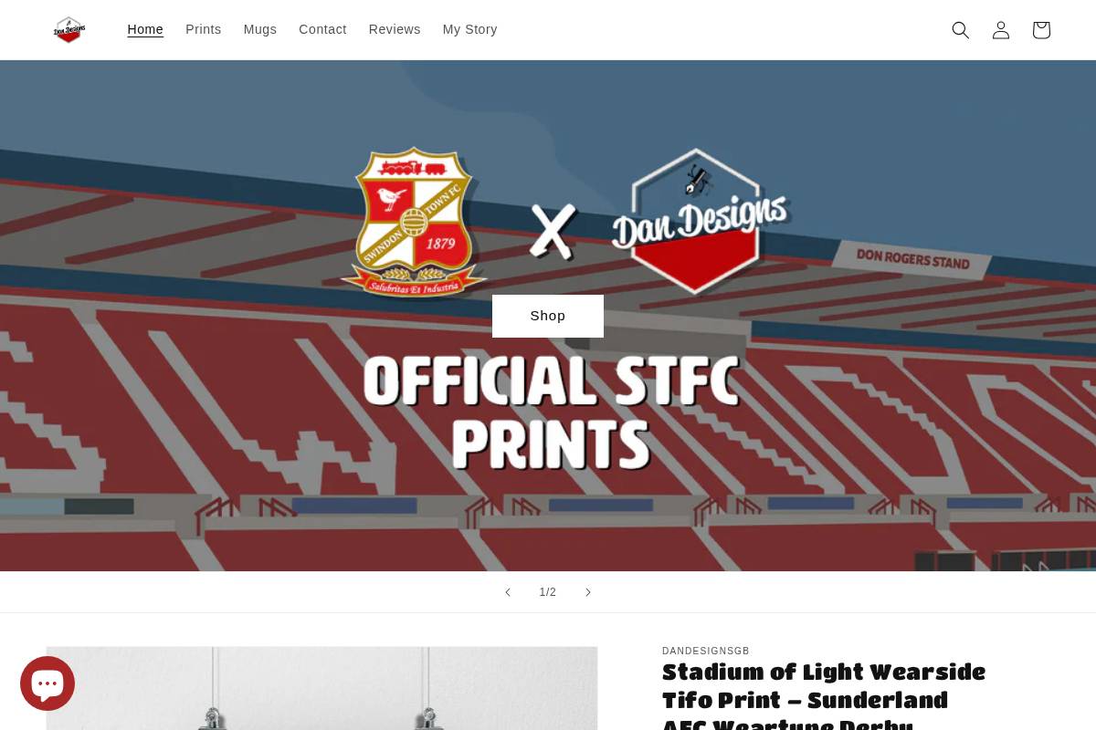 dandesignsgb.com homepage screenshot