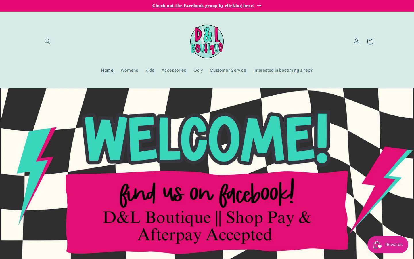 dandlboutique.com homepage screenshot