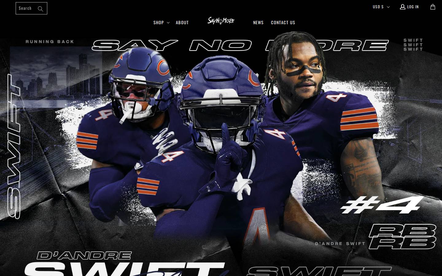 dandreswift.com homepage screenshot