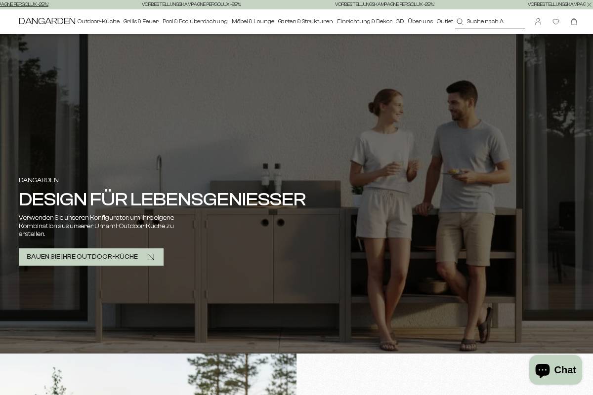 dangarden.de homepage screenshot