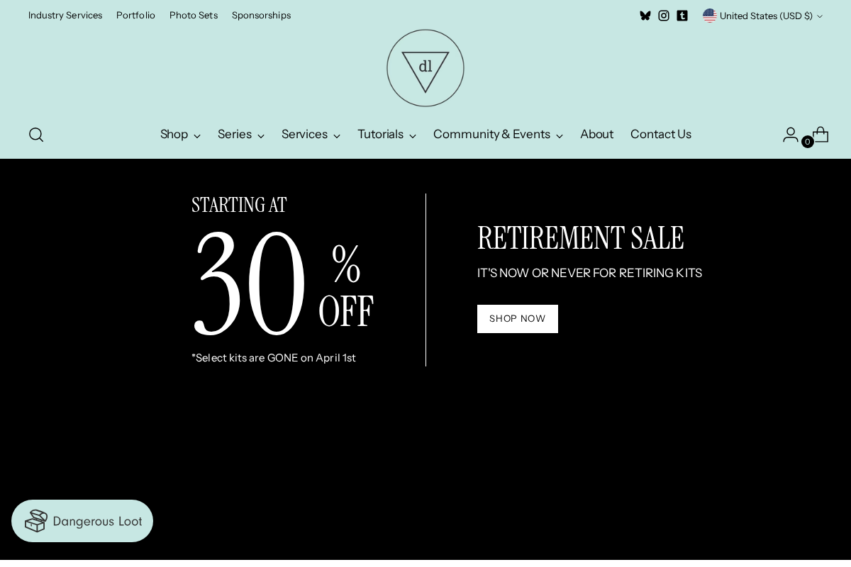 DangerousLadies homepage screenshot