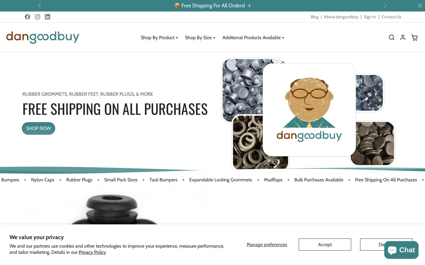 dangoodbuy.com homepage screenshot