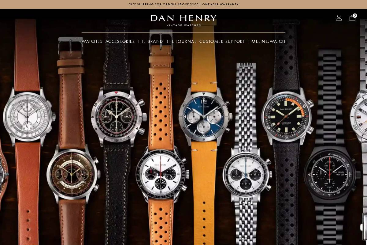 Danhenrywatches homepage screenshot