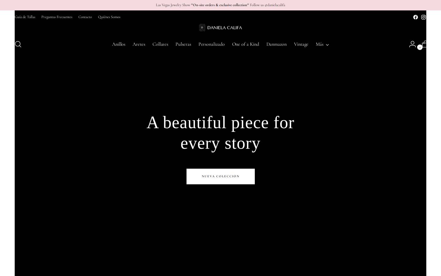 danielacalifa.com homepage screenshot
