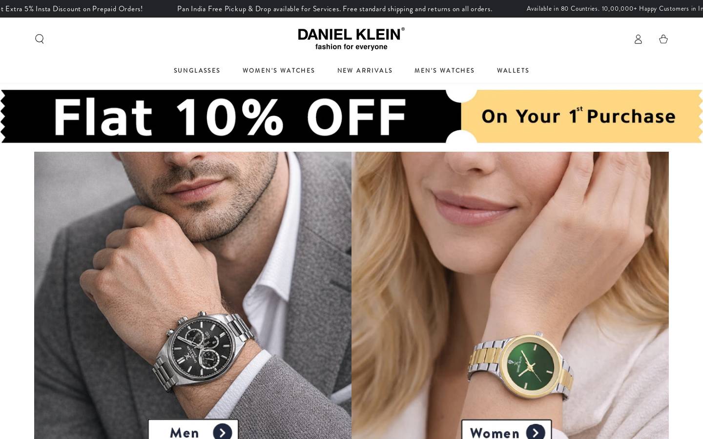 danielklein.in homepage screenshot