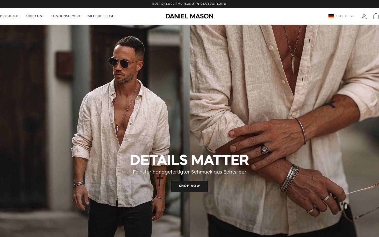danielmason.de homepage screenshot