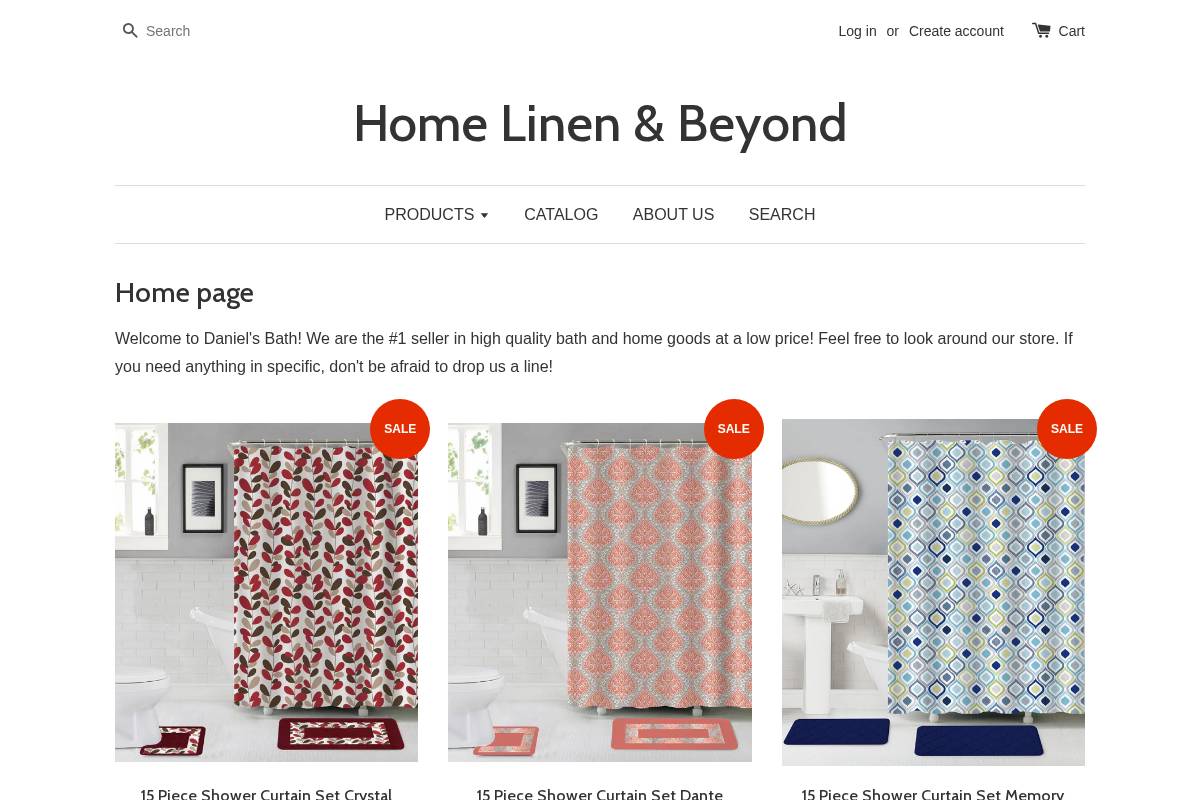 danielsbathandbeyond.com homepage screenshot